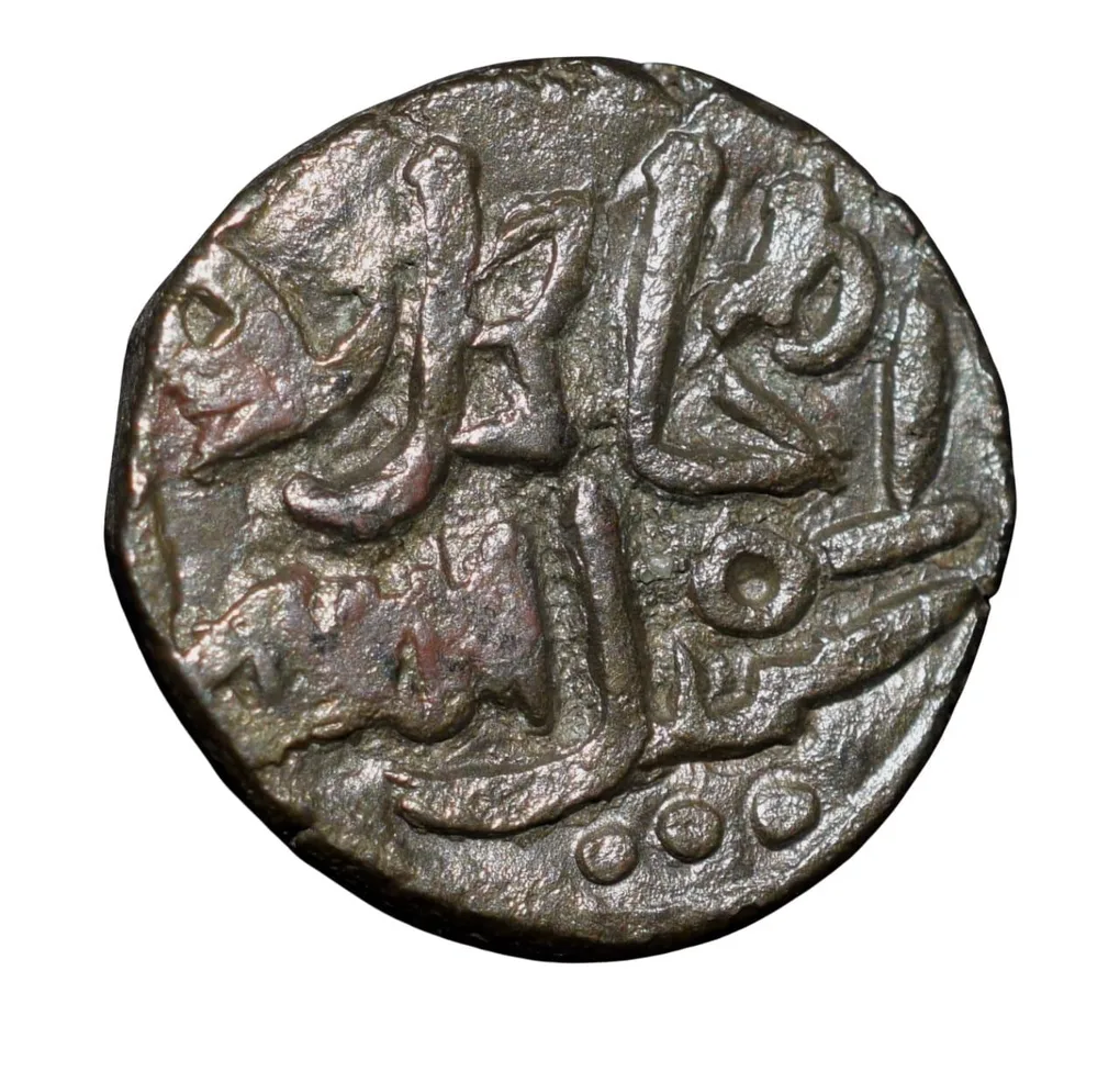 Billion 6 Gani of Muhmmad Bin Tughluq (AD 1325-1351) of Delhi Sultanate D375 al-mujahid fi sibil allah