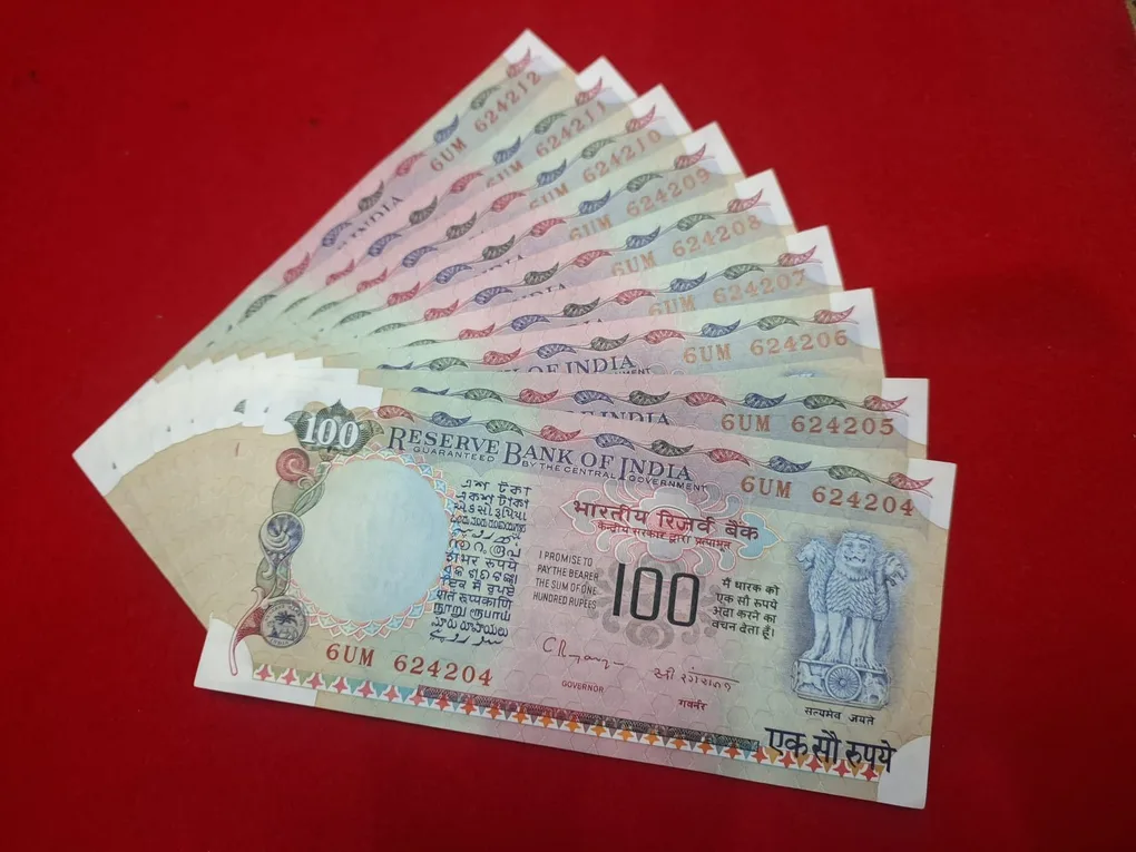 G-27 100 rupee note C.Rangarajan 550 rupee each note GEM 💎 UNC Condition