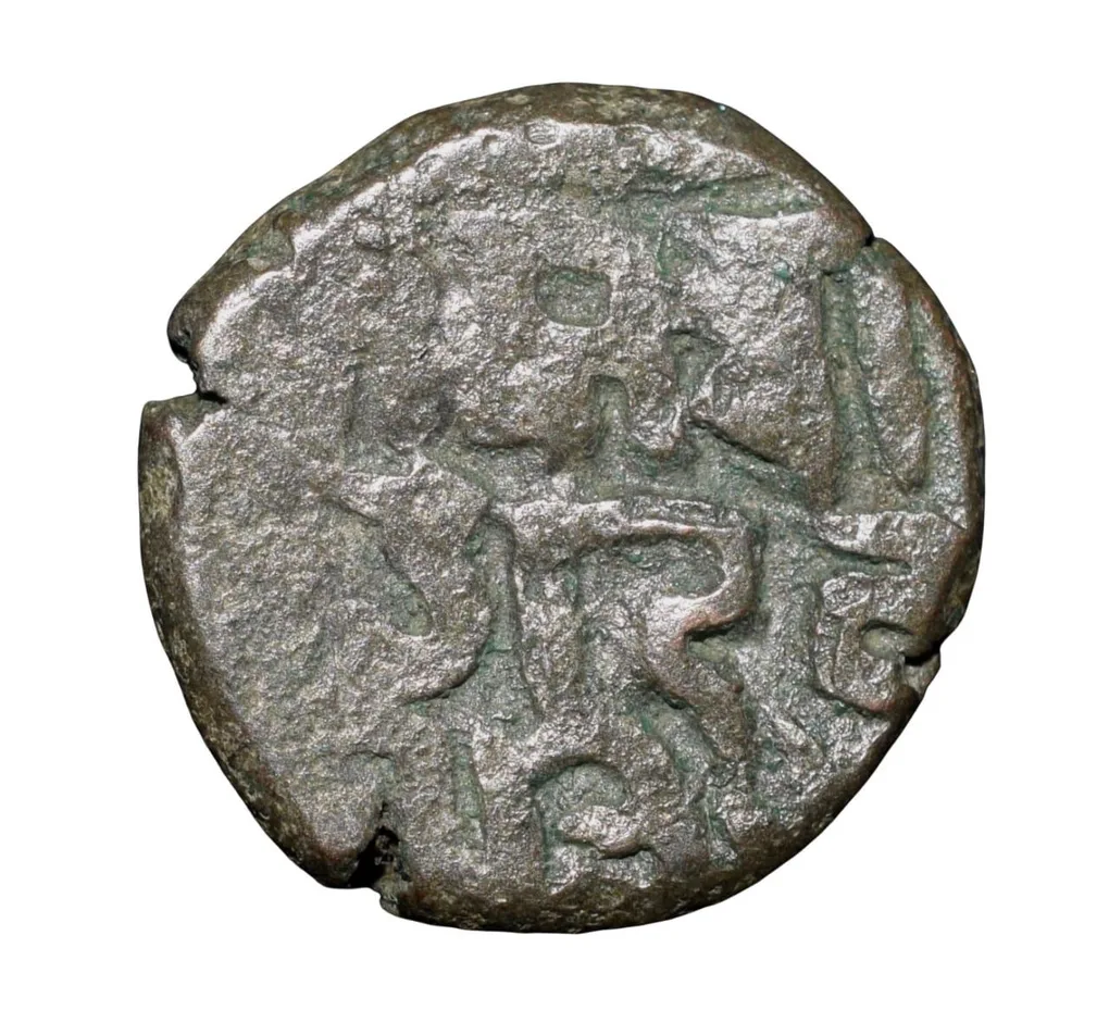 Billion Drachma of Asala Deva(AD1255-97) of Jajapellas of Nalapur Type 364 - Scarce