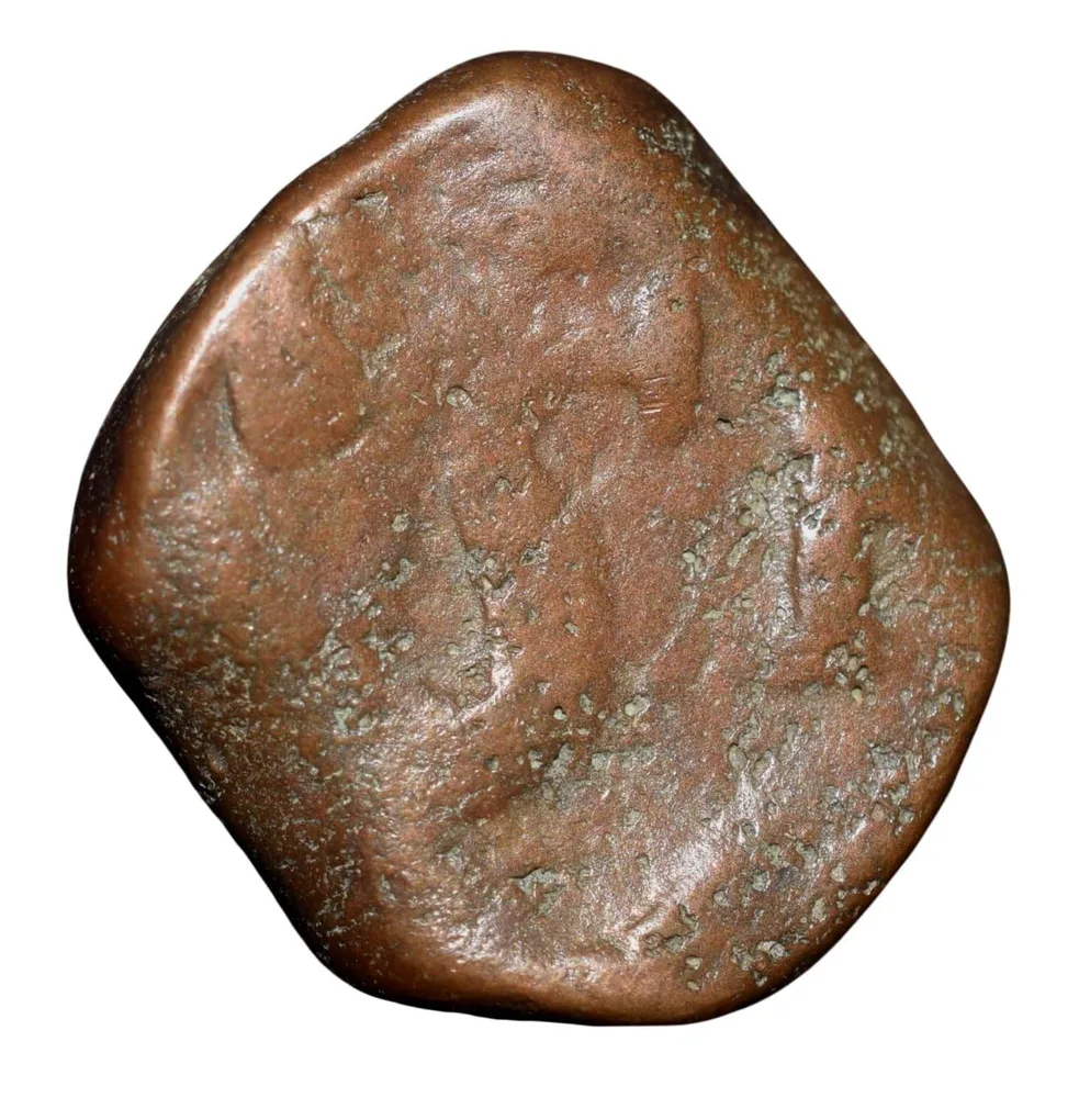 Copper Paisa of Namdar Khan(17th-18th Cen.AD) of Hyderabad Feudatory Elichpur - 'SP' KM C16