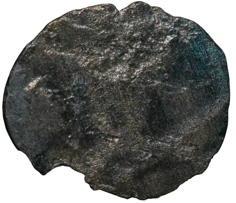Potin Coin of Kadambas of Banavasi(AD325-620) with Slim/Thin Bull facing Right Rare