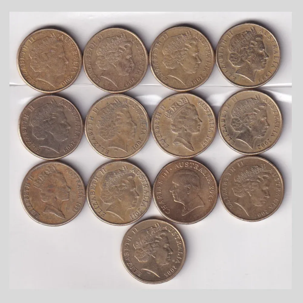 13 DIFFERENT AUSTRALIA RARE COMMEMORATIVE COIN (13 COIN SET)
