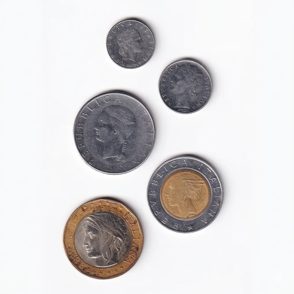 5 Different Denoination All Commemorative Itally Rare ( 5 Coin Set) #AA- 29