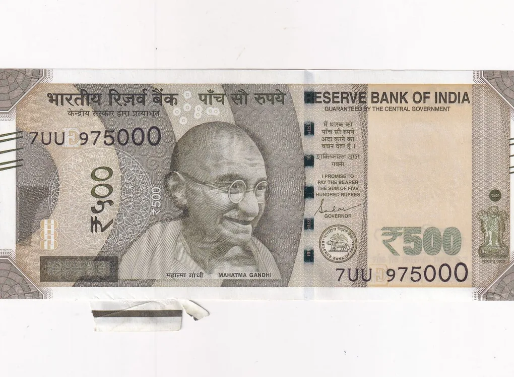 Extra Paper Error 500 Rupees Governor Shaktikant DAS Rare Note