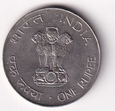 1 Rupee Mahatma Gandhi (1869-1948) Rare Commemorative UNC Coin#Z-177
