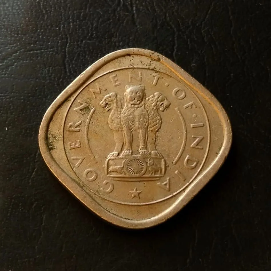 Bull Coin Rare 2 anna year 1950