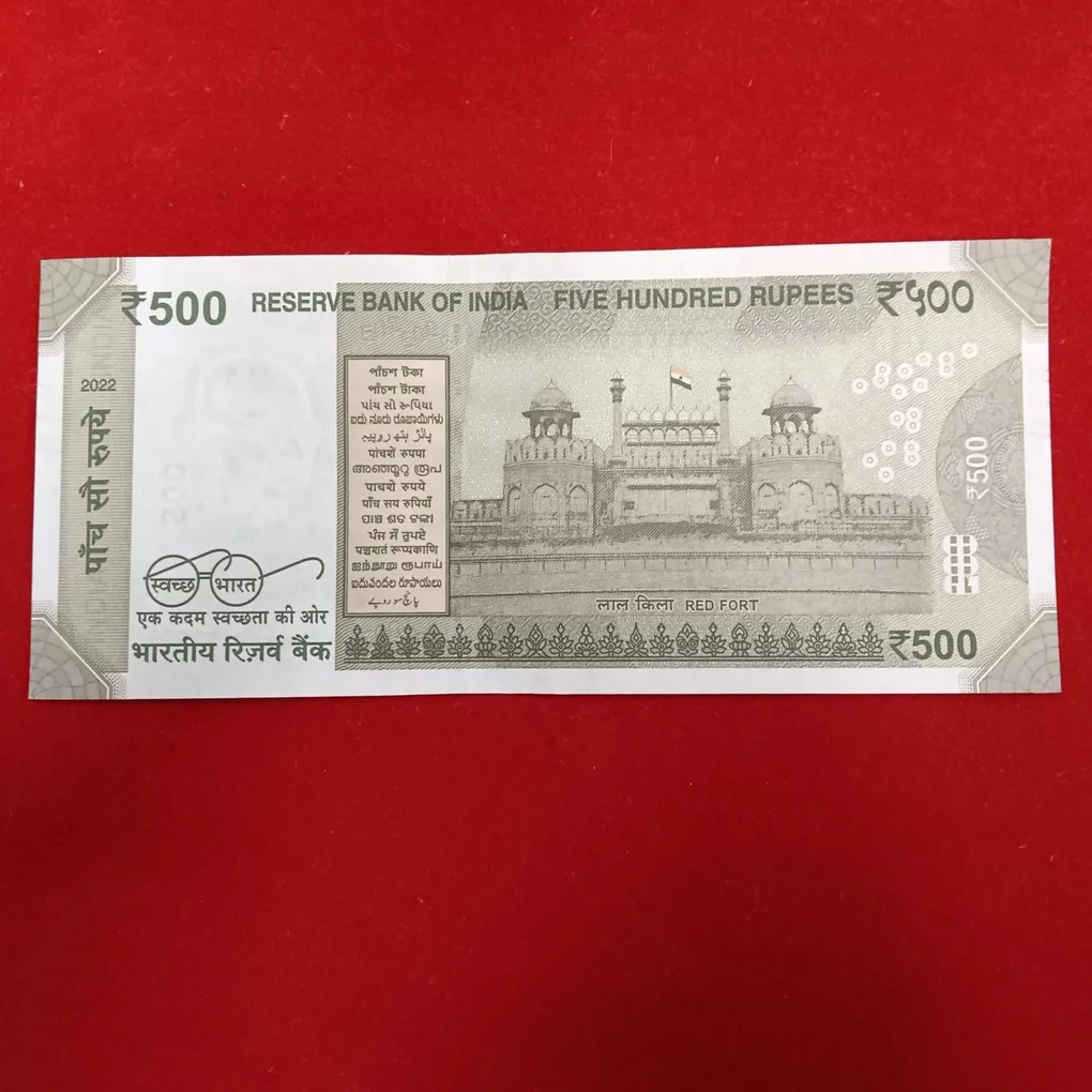 500 Rs Rare Fancy Number Note 555555 Gem Bunc Condition Sku 08