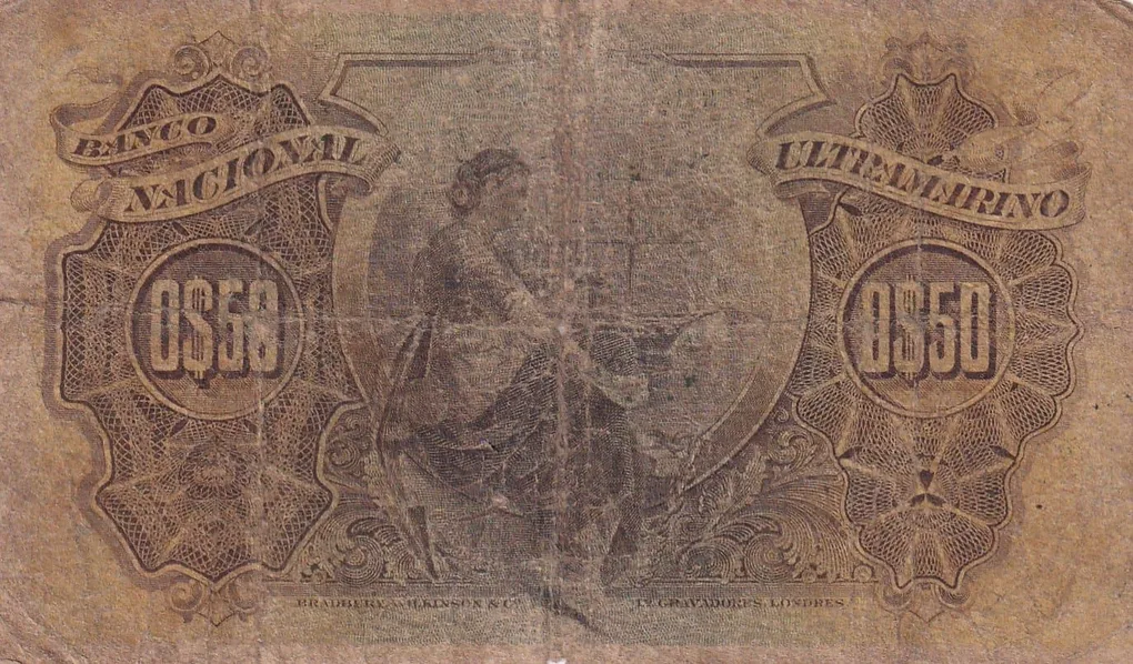 Angola 50 Centavos Rare Note #B2