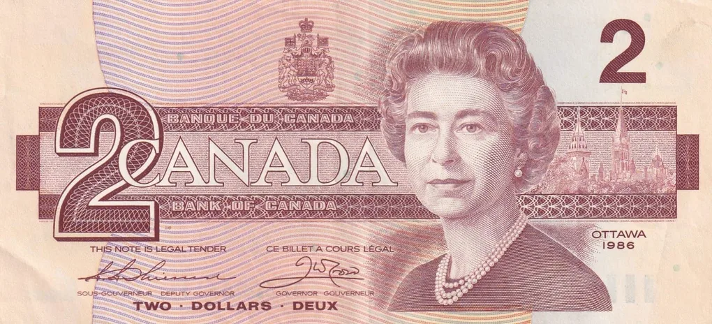 Canada 2 Dollars Rare Rare Note #B2