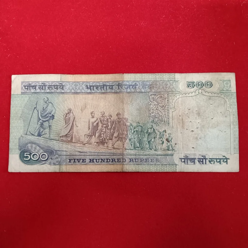 500 Rs Rare Dandi Issue Note Governor S.Venketraman Reserve Bank of India 982575 Sku 24