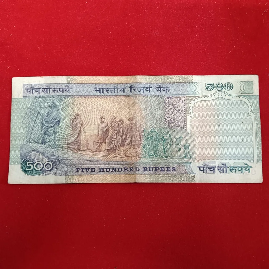500 Rs Rare Dandi Issue Note Governor C Rangarajan Reserve Bank of India 451519 Sku 24