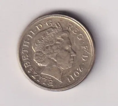 United Kingdom 1 Pound 2011 - Elizabeth II Rare Coin