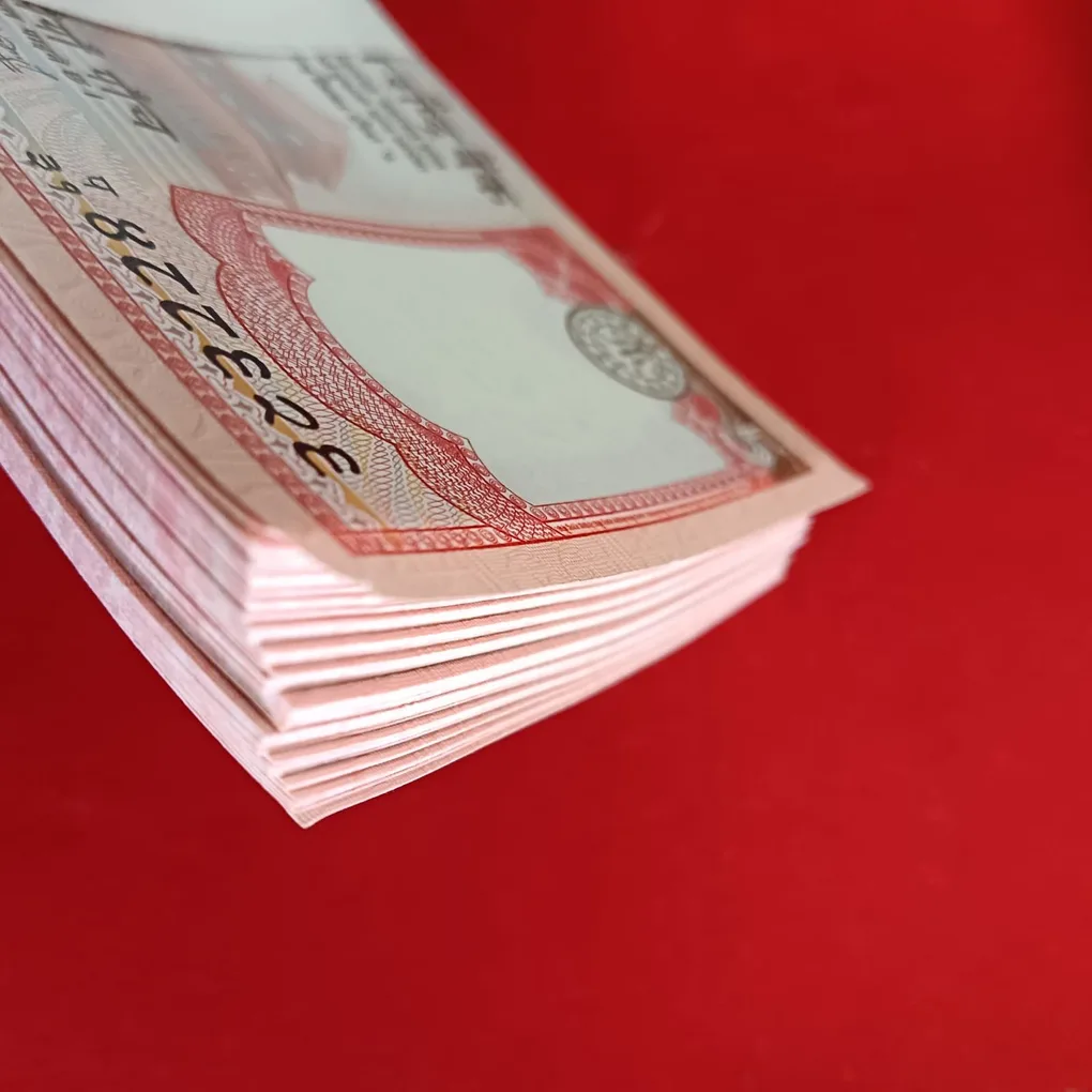 Five Rupees Nepal Full Bundle Gem Unc Condition Nepal Rastra Bank