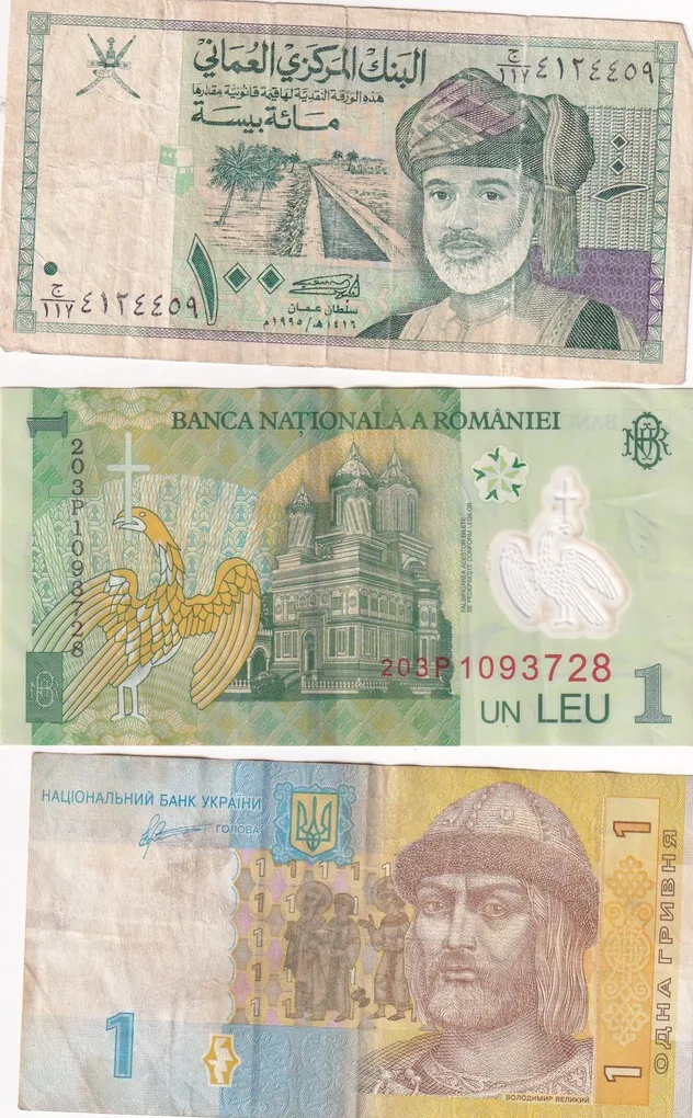 10 Different World Note (10 PCS Lott)