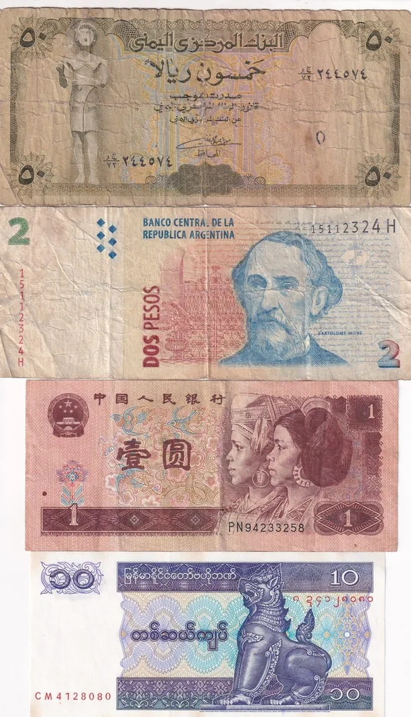 10 Different World Note (10 PCS Lott)#SK-55