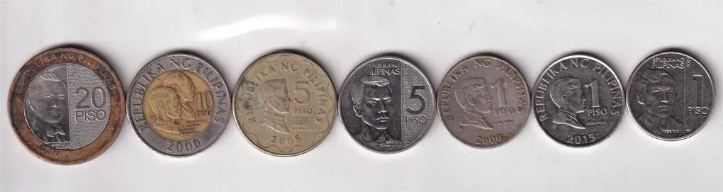 7 Different Philippines Coin Set (7 Pcs Lott)#AA-34