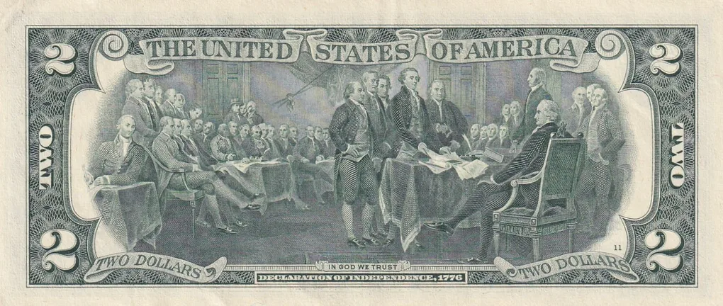 America 2 Dollar (Federal Reserve) Rare UNC Note #B2