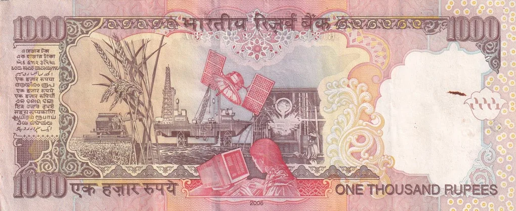 Ending 786 Fancy Number 1000 Rupees Governor Y.B Reddy Rare Note