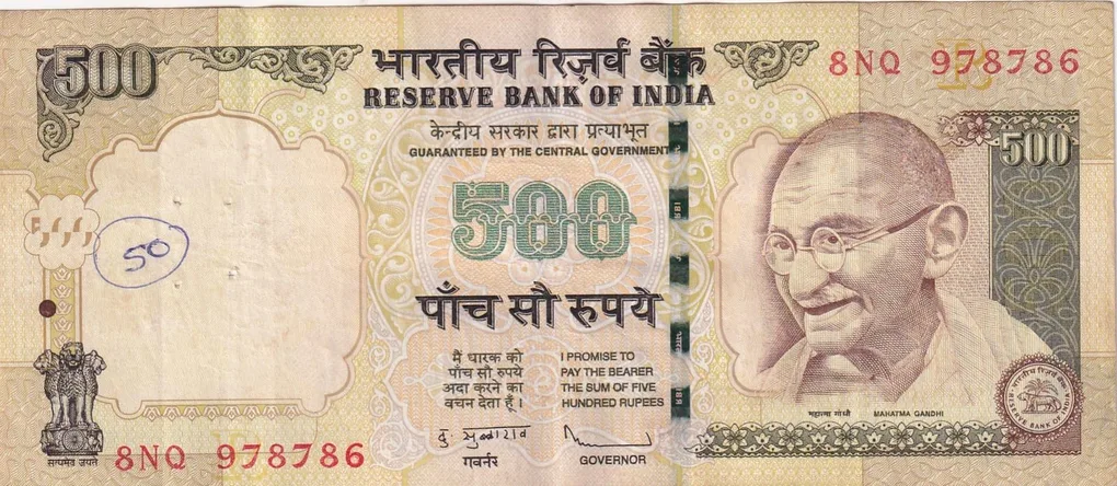 Ending 786 Fancy Number 500 Rupees Governor D.Subbarao Rare Note