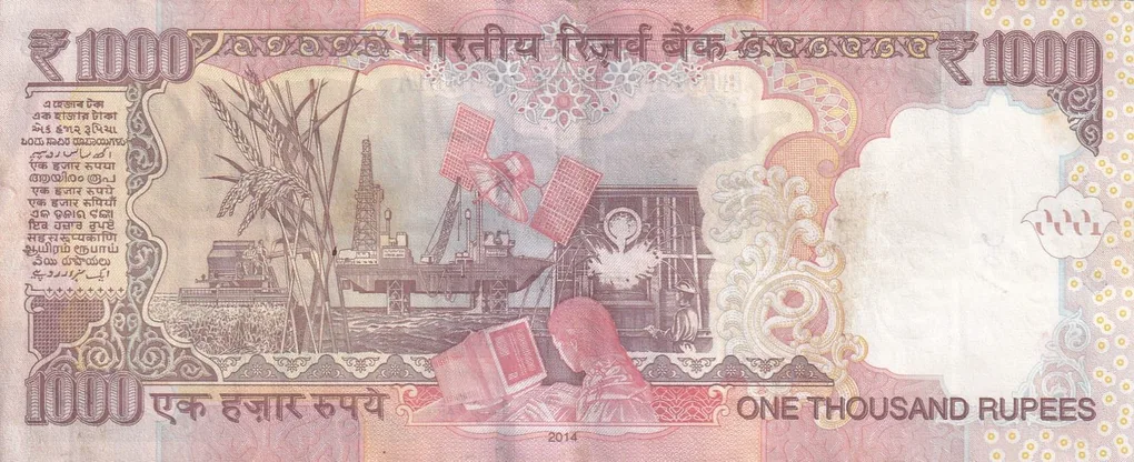 Ending 786 Fancy Number 1000 Rupees Governor Raghuram Rajan Rare Note
