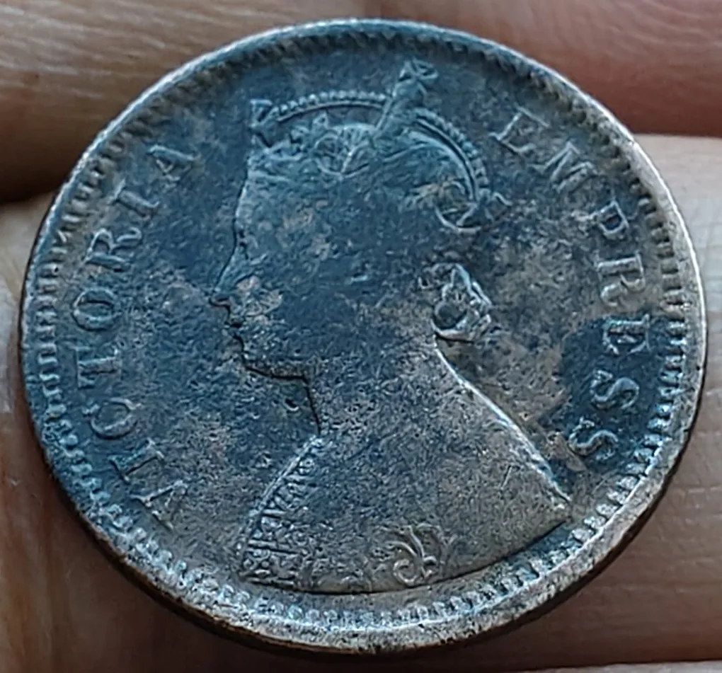 Princely state of (Bikanir) ½ Pice 1894 Victoria Rare Coin#Z-170