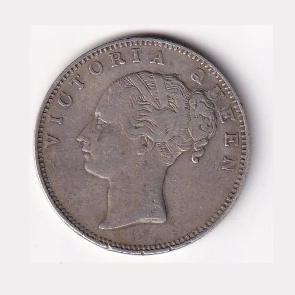 British India 1 Rupee 1840( Victoria) Continuous Legends Rare Silver Coin