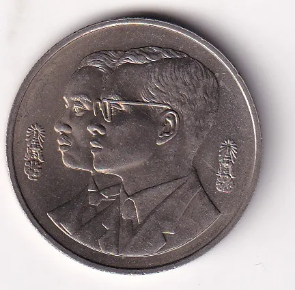 Thailand 10 Baht Commemorative UNC Coin#AA-101