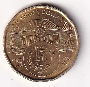 Canada 1 Dollars 2025 (Charles III Supreme Court of Canada) Rare Commemorative Coin#AA-165