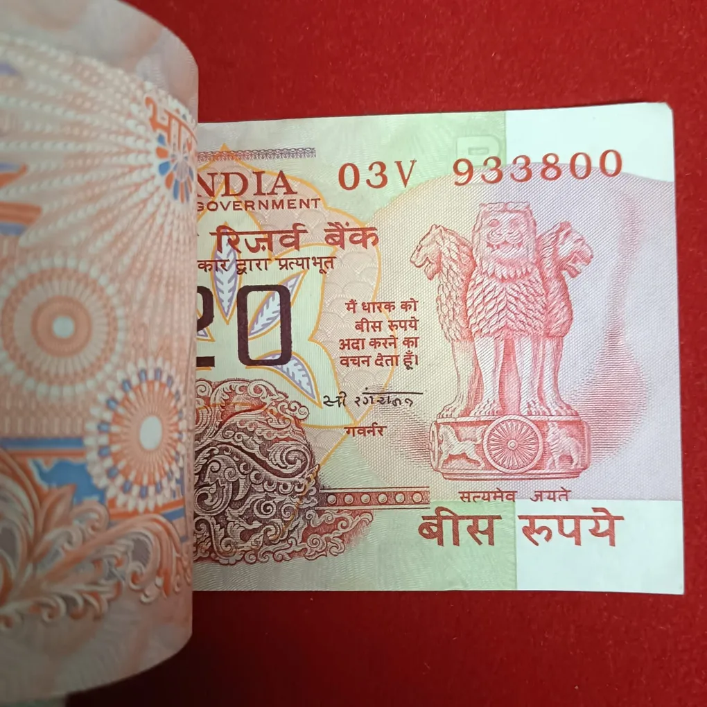 Extremely Rare Twenty Rs Rare Full Bundle End 786 Governor C Rangarajan Gem Unc Condition 933701