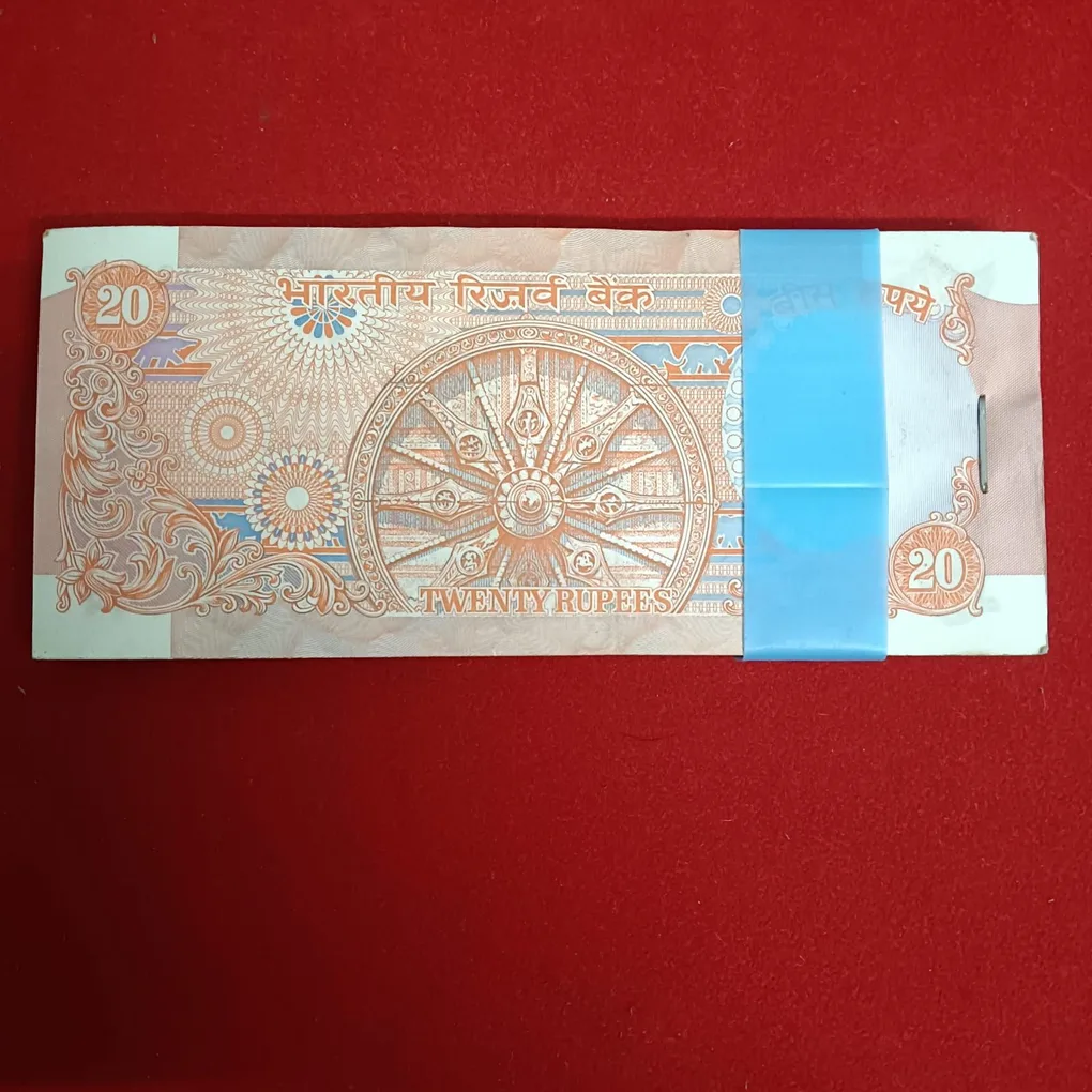 Extremely Rare Twenty Rs Rare Full Bundle End 786 Governor C Rangarajan Gem Unc Condition 933701