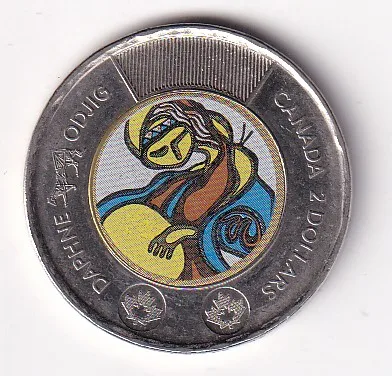 Canada 2 Dollar 2025 (Charles III) Rare Commemorative Bimetallic Coloured Coin #X-12