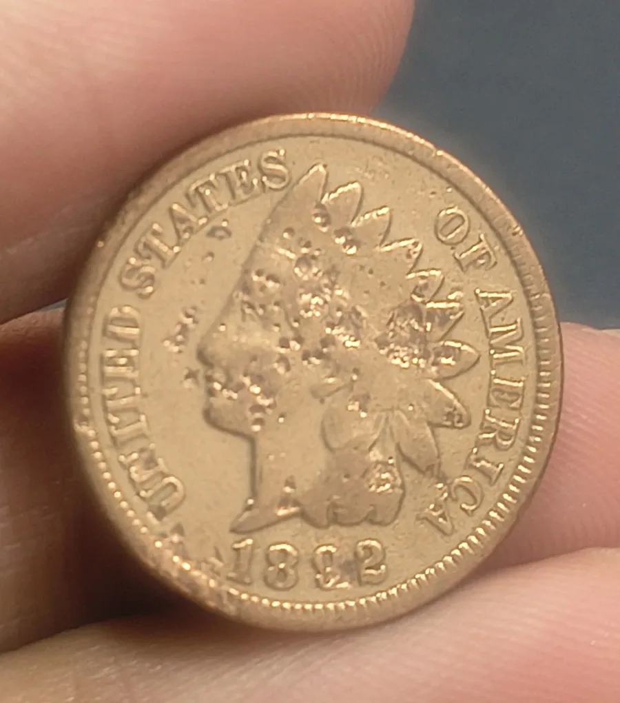 United States 1 Cent 1892 "Indian Head Cent" Rare Coin