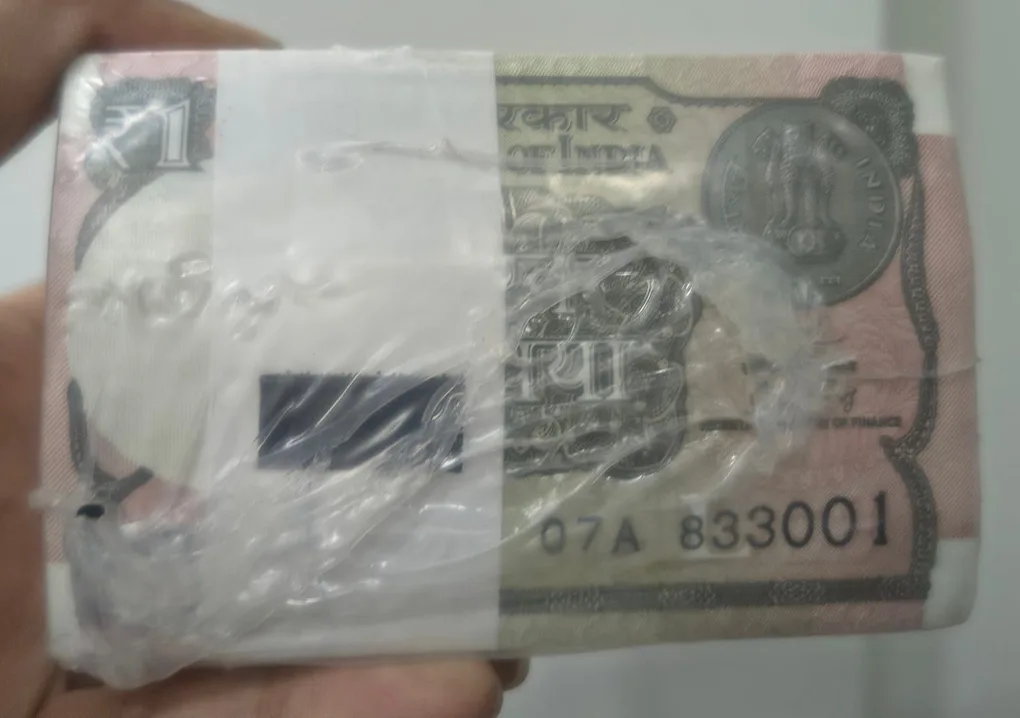 One Rupees 2018 Governor Subhash GARG Rare (1000 Note) Sealed Packed RIM