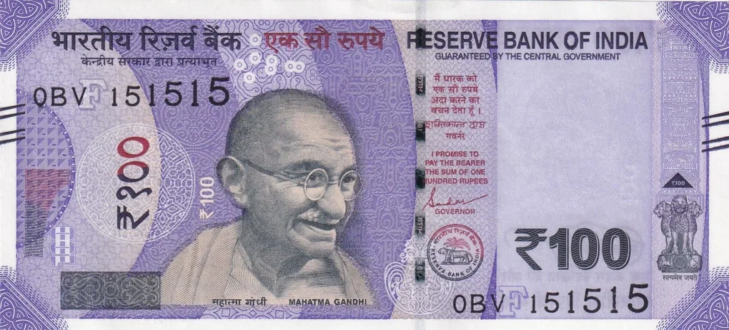 151515 Fancy Number 100 Rupees Governor Sanjay Malhotra Gem Unc Rare Note