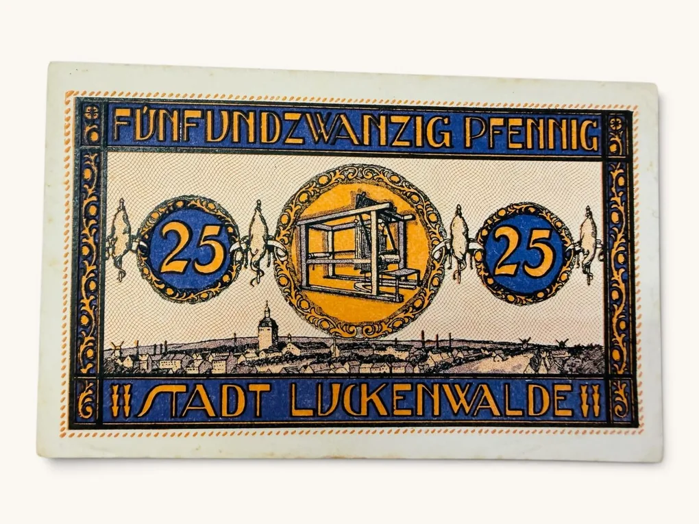 Germany Remda 25 Pfennig Notgeld City of Leuckenwalde UNC and Rare