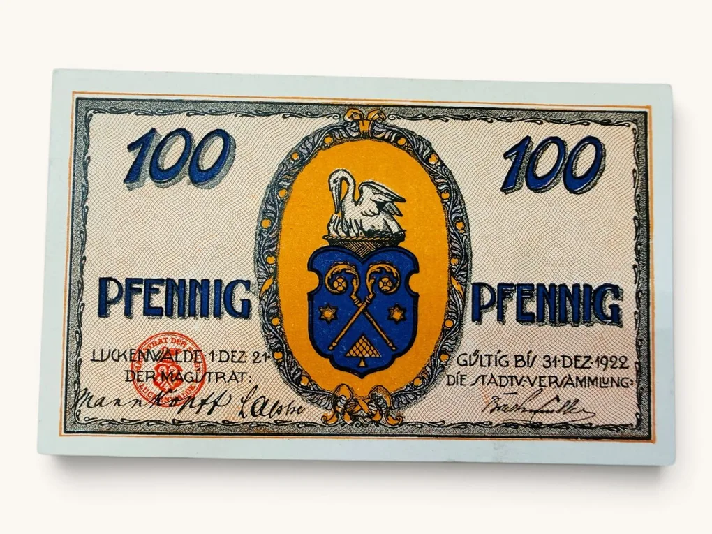 Germany Remda 100 Pfennig Notgeld City of Leuckenwalde UNC and Rare