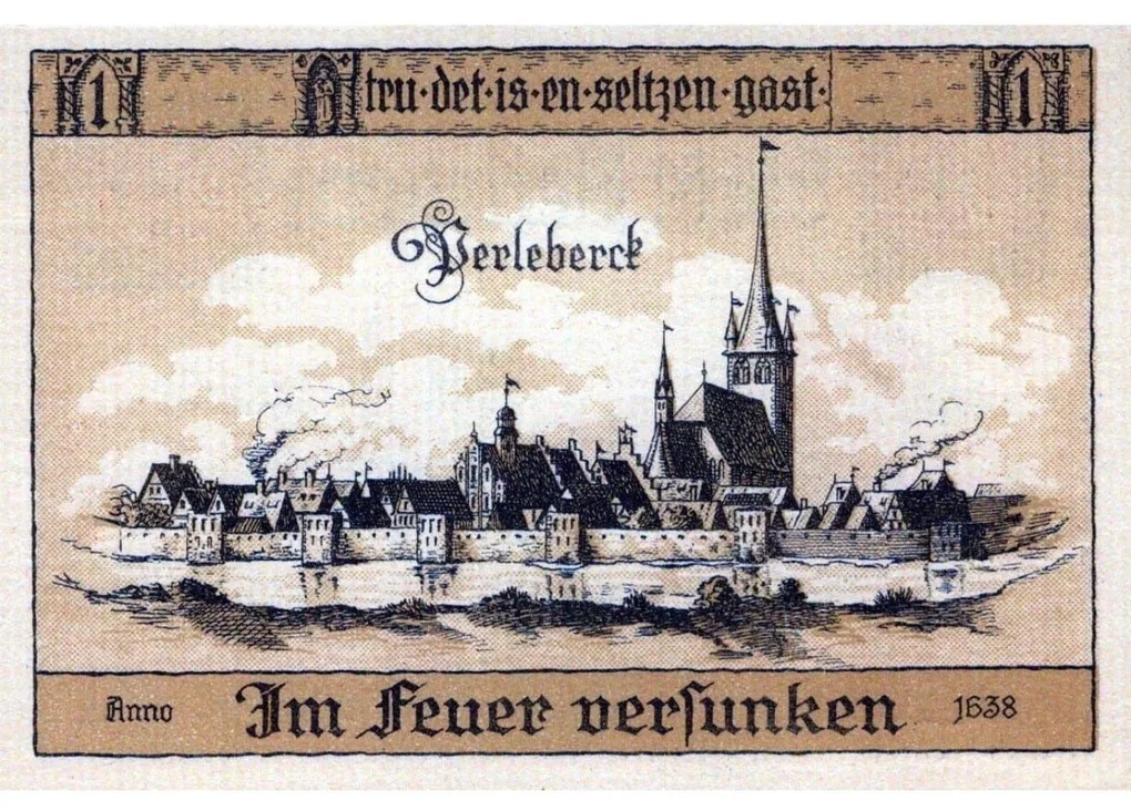 Germany Remda 50 Pfennig Notgeld Set 1921 Perleberg UNC and Rare