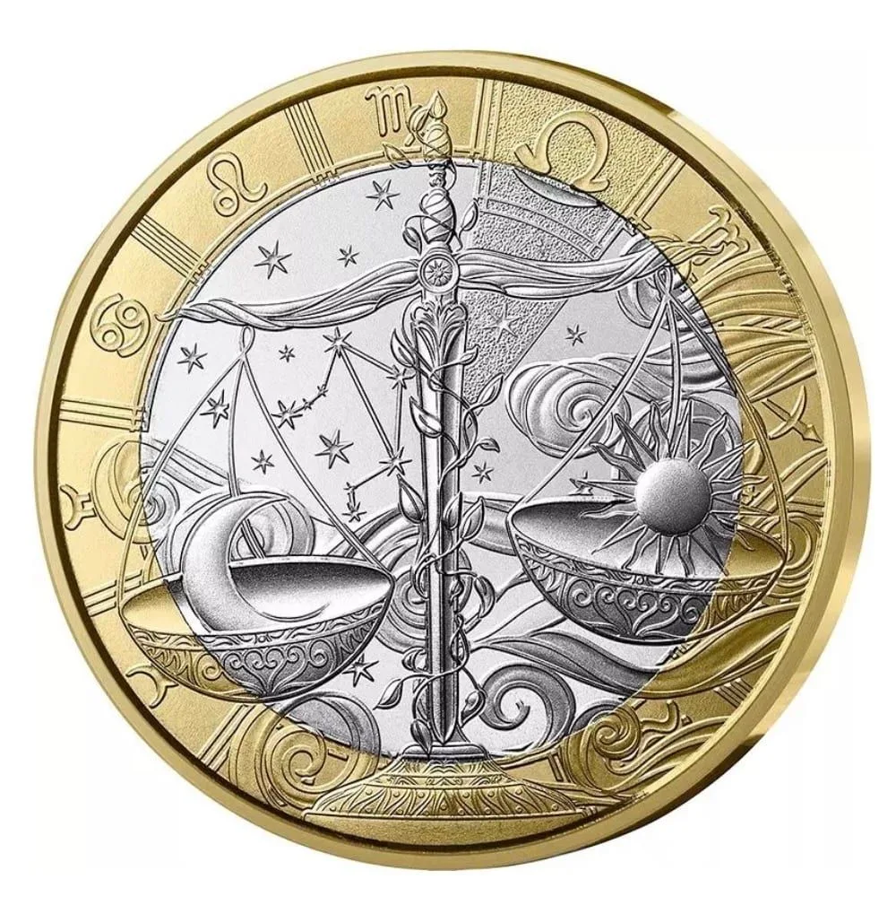 Euro Zodiac Series Libra 2025 Issue BU Coin 5 Euro Series Extremely Rare and Popular Across Europe