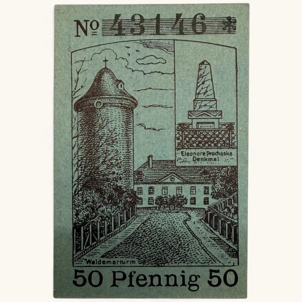 Germany Emergency Banknote Pfennigs Notgelds 19th Century Issues UNC Unique and Rare