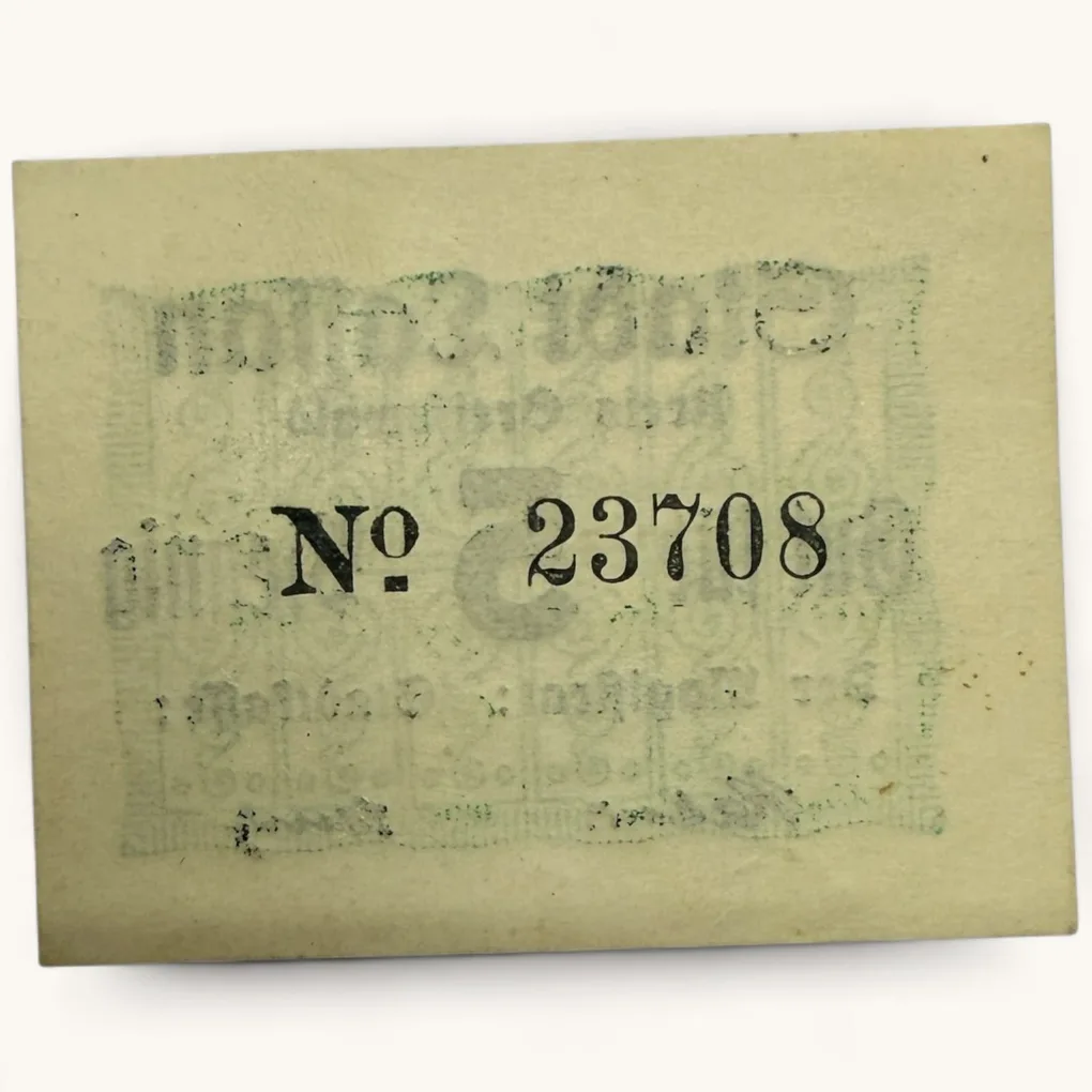Germany Emergency Banknote Pfennigs Notgelds 19th Century Issues UNC Unique and Rare