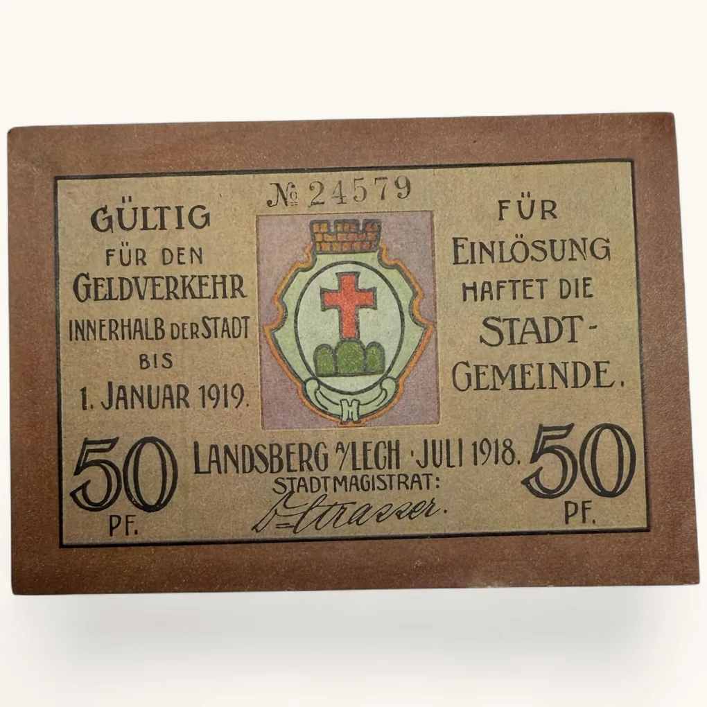 Germany Emergency Banknote Pfennigs Notgelds 19th Century Issues UNC Unique and Rare