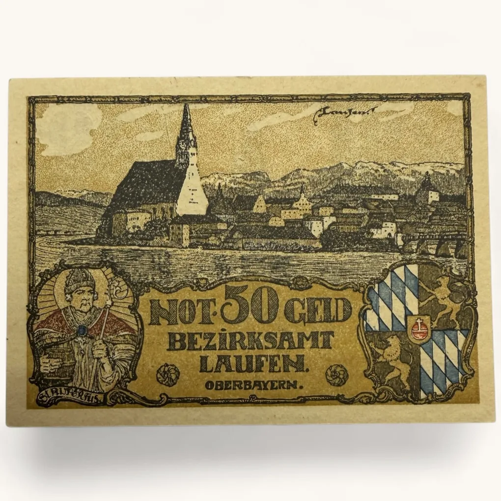 Germany Emergency Banknote Pfennigs Notgelds 19th Century Issues UNC Unique and Rare