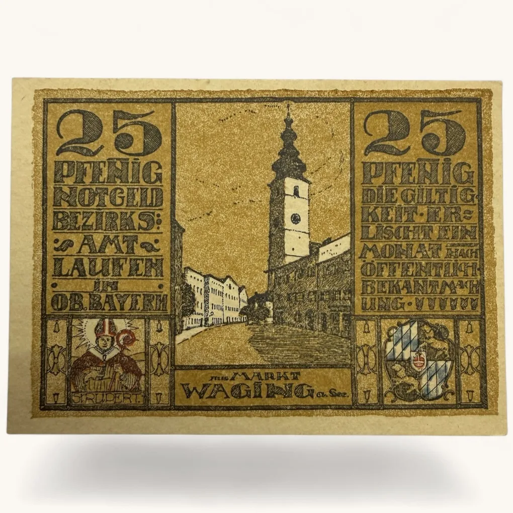 Germany Emergency Banknote Pfennigs Notgelds 19th Century Issues UNC Unique and Rare