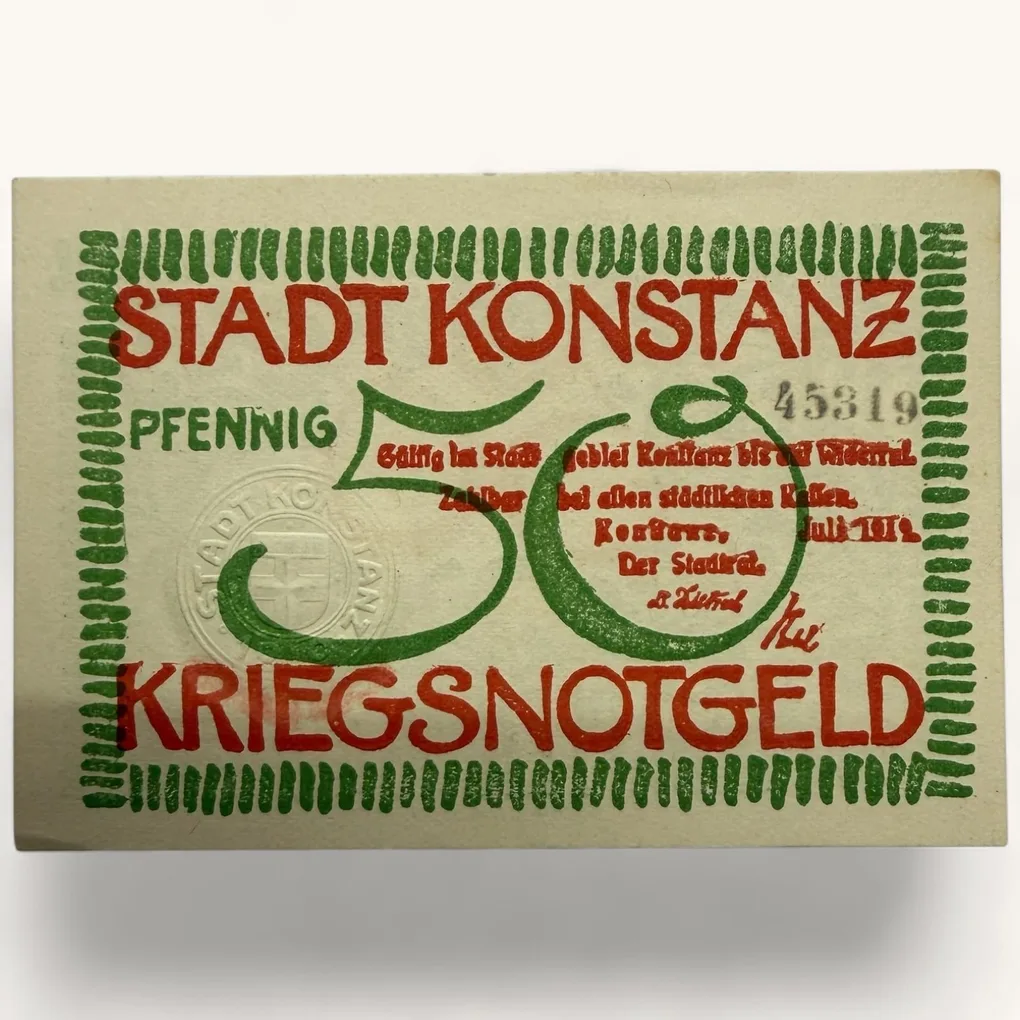 Germany Emergency Banknote Pfennigs Notgelds 19th Century Issues UNC Unique and Rare