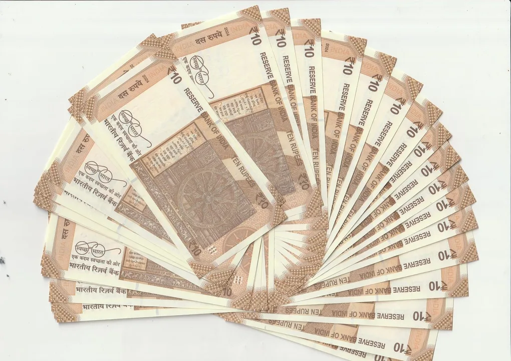Rare 34 Semi Fancy Note Collection Set of 10 Rupee Unique Serial Valuable No Like 999111 to 999888, 999786, 999123 and many more UNC Fresh New RBI Notes