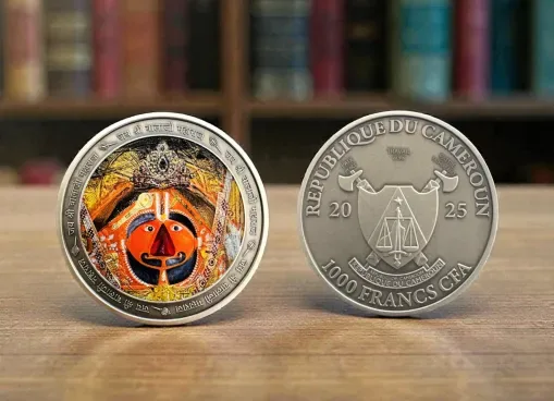 Salasar Balaji Hindu God Series 2025 1000 Francs Cameroon Mintage only 251 Unique and Ultra Rare Silver