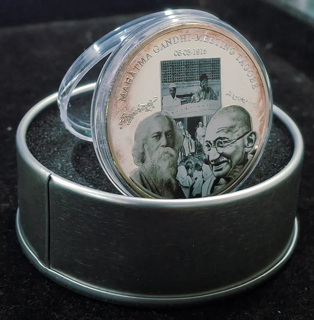 Harijan Movement (1932 – 2015) Silver Plated Medallion With Box