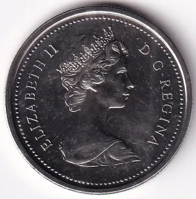 1 Dollar Canada 1975 Unc 32 mm Coin