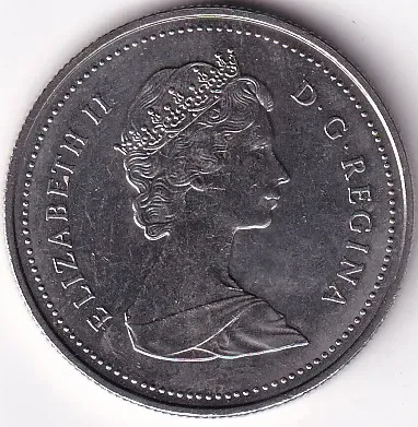 1 Dollar Canada 1986 Dollar Unc 32 mm Coin