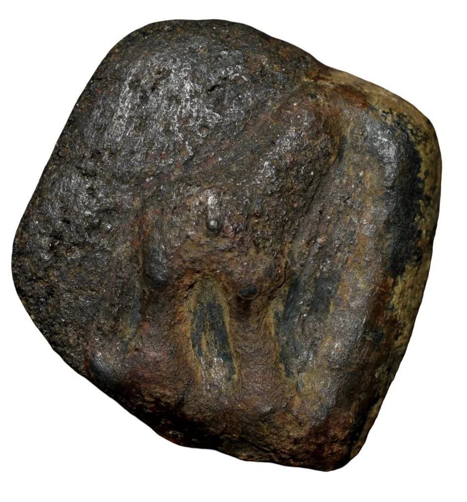 Black Cast Copper of Vidarbha(Paoni) Region (4th - 3rd Cen. BC) with Elephant facing Right Ext. Rare